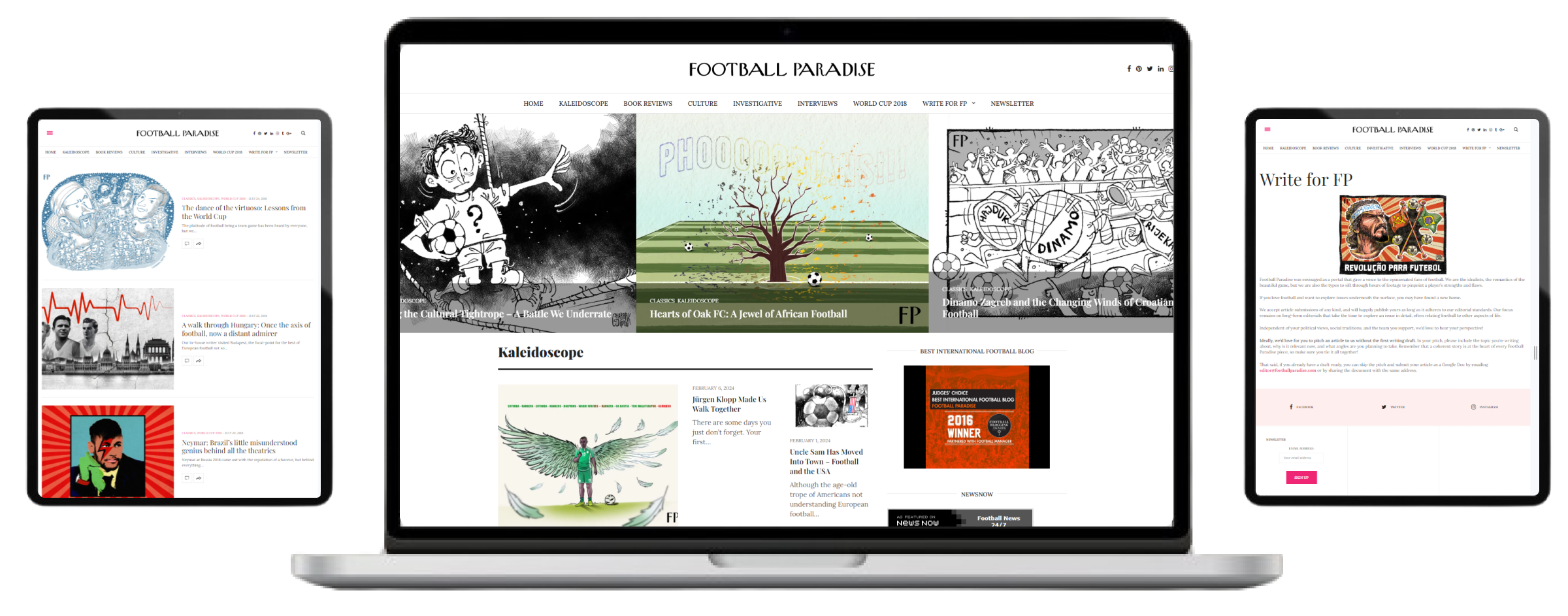 Football Paradise website