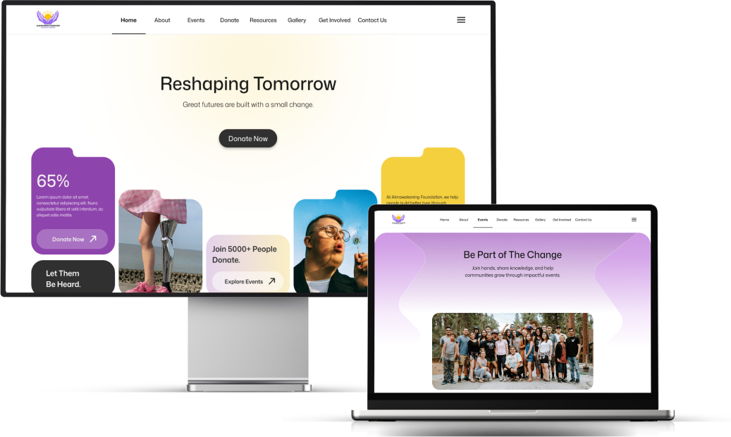 Visitor/Donor Web Experience