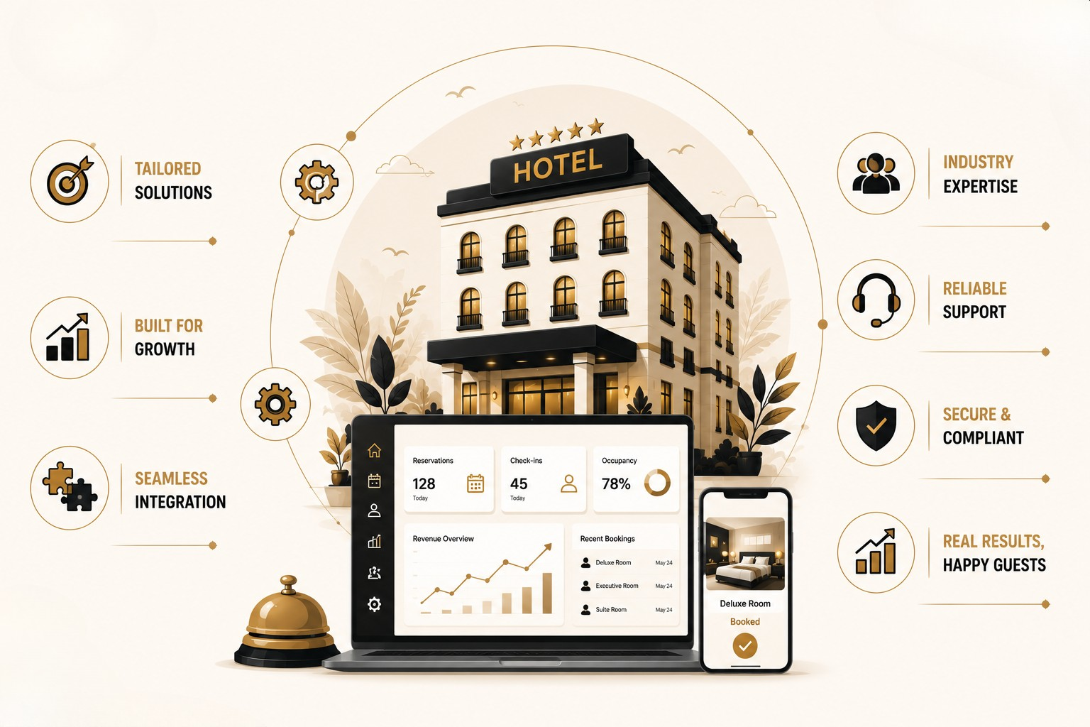 Custom Hotel Management Software for Hotels