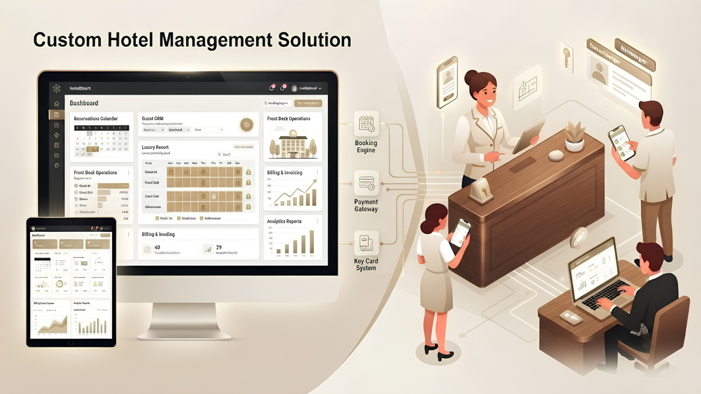Custom Hotel Management Software for Hotels