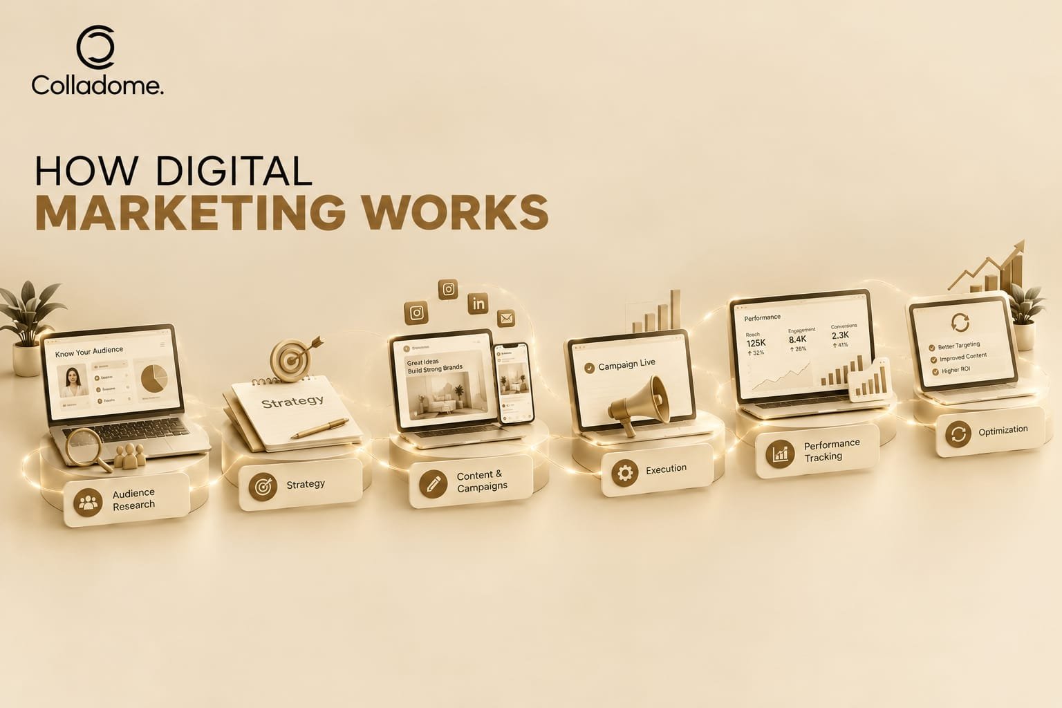 How digital marketing Works