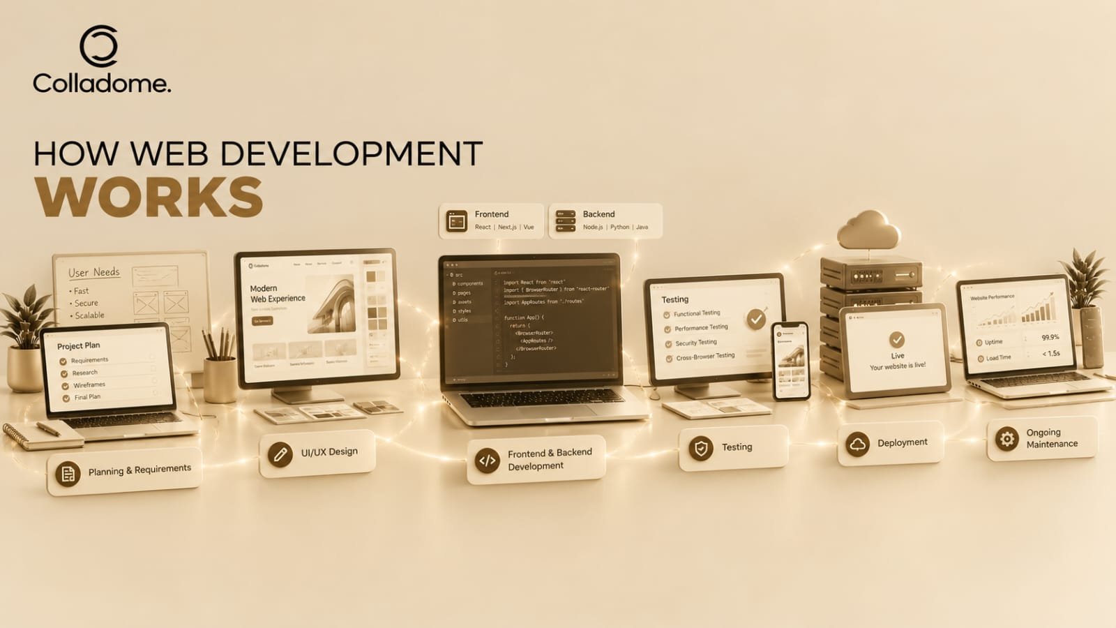 How web development works